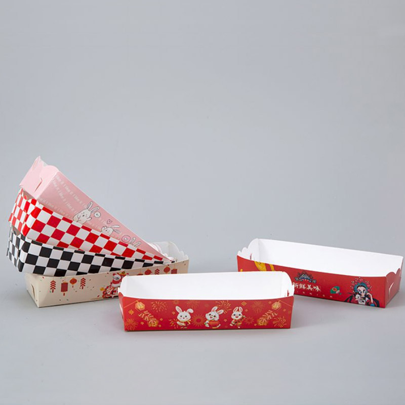 Cotton Candy Cone - 100 stuks geruite voedseldozen papier snackbakken
