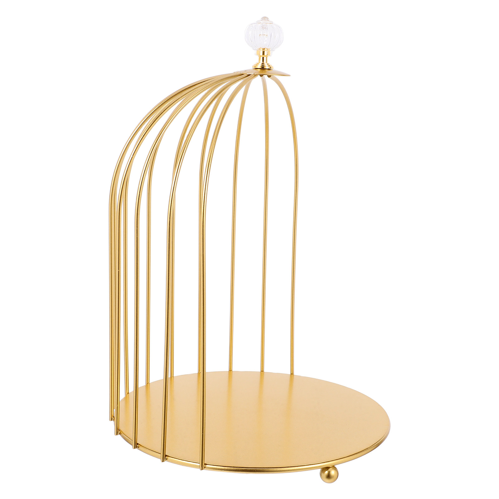 Cupcake Stand Tier - Vogelkooi Cupcake Stand 2-laags Gouden Metalen