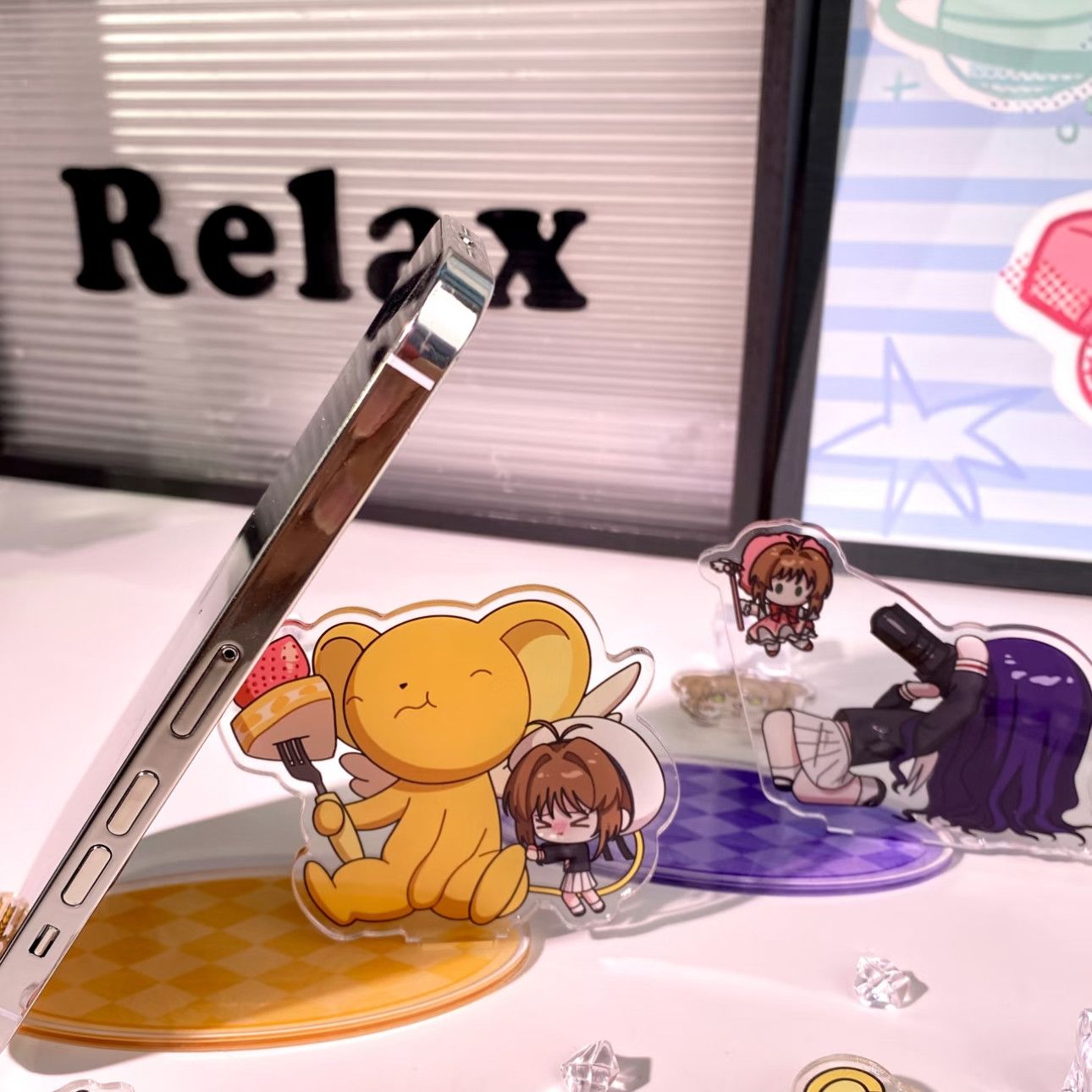 Event Support - Cardcaptor Sakura Xiao Ke Fan-made Telefoonstandaard