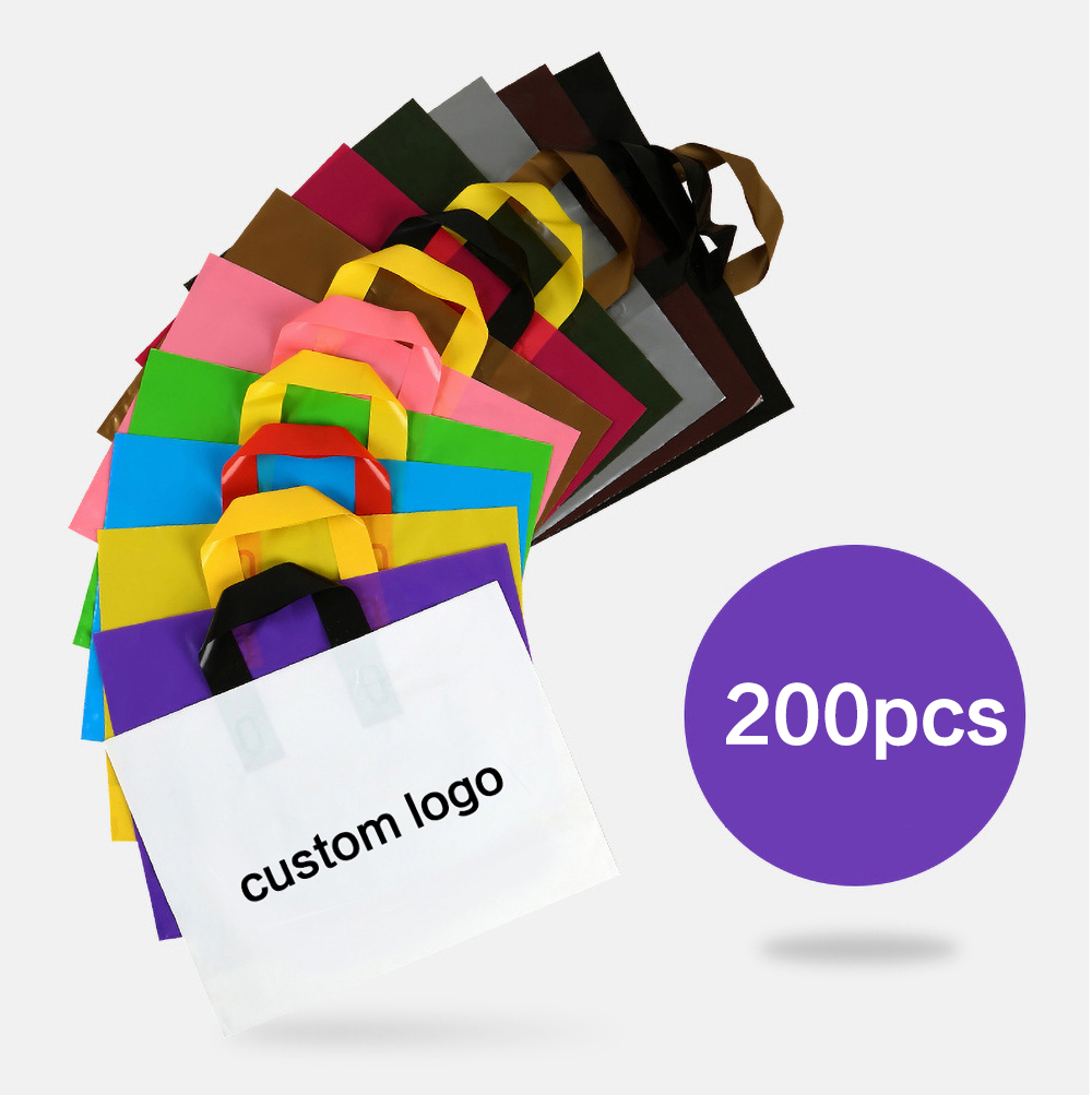 Event Party Shop - 200 stuks op maat gemaakte logo-shoppertas,