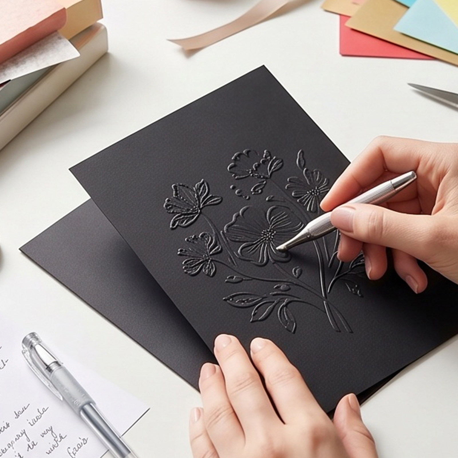 60 stuks zwart karton voor scr - Papercraft Supply Invitation recensie en prijs