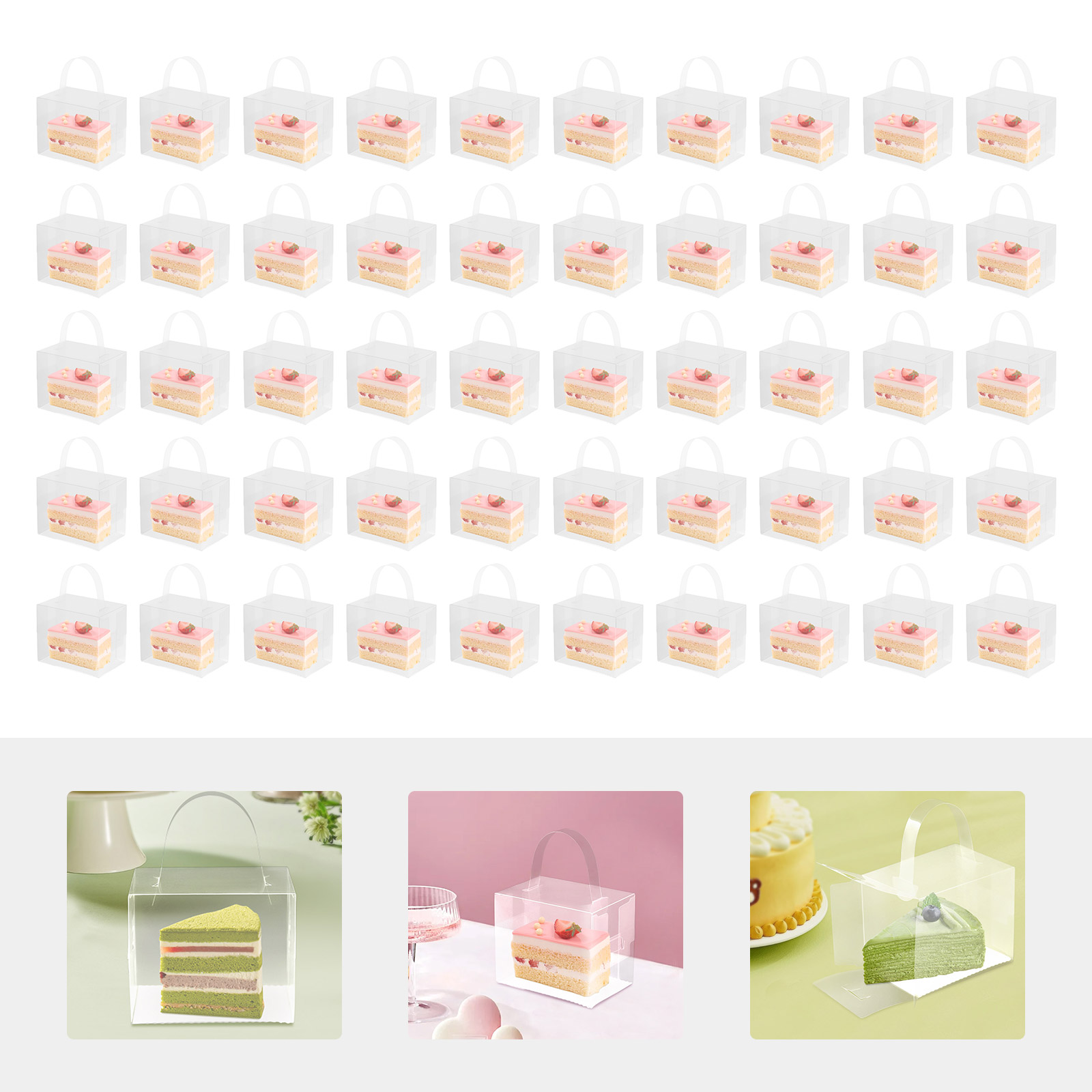 50 stuks transparante taartdoz - Event Party Box recensie en prijs