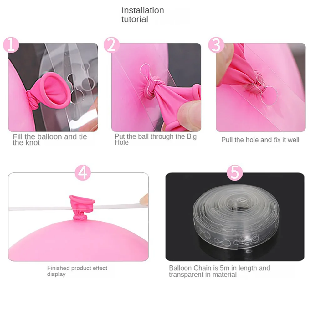 5M Transparante Ballonketting  - Balloon Arch Kit recensie en prijs