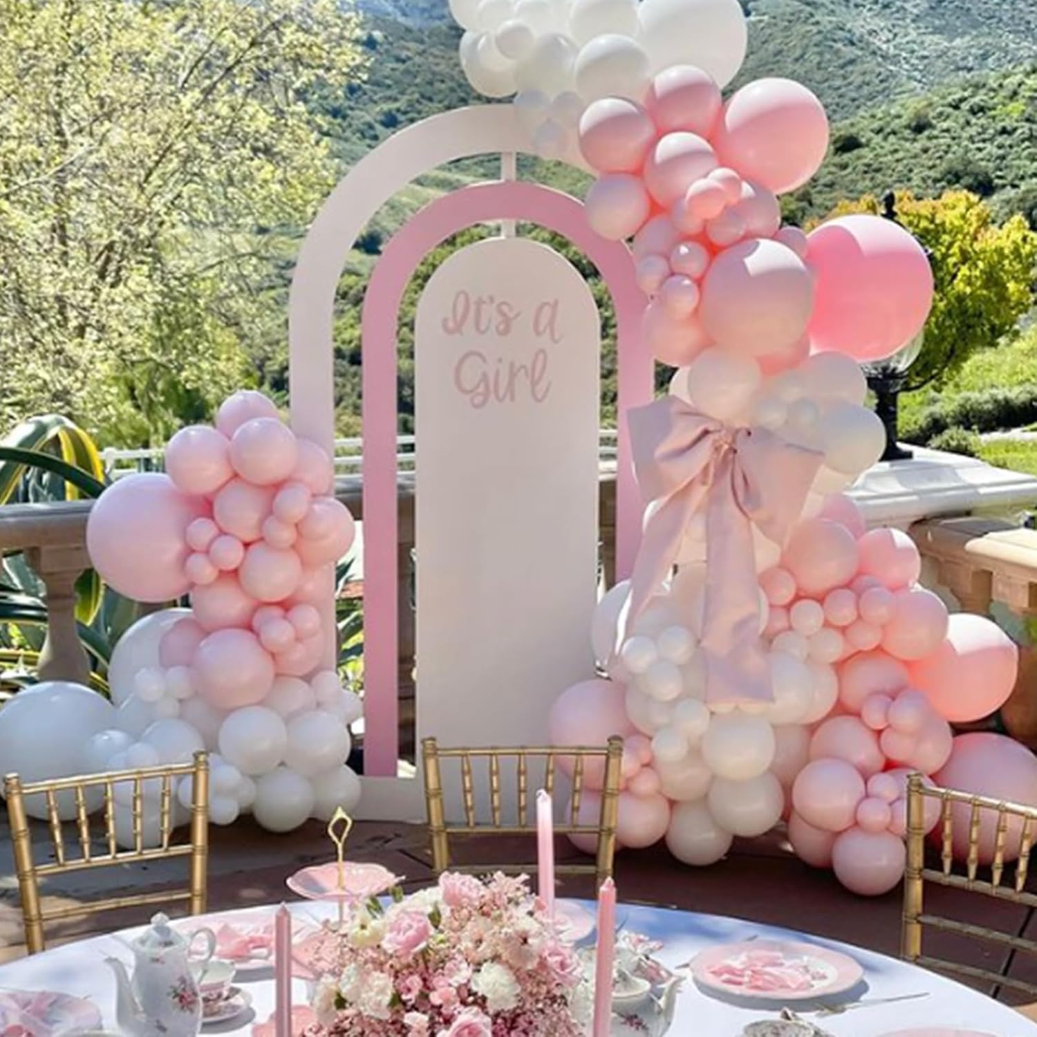 97 stuks lichtroze ballonnen b - Balloon Arch Kit recensie en prijs